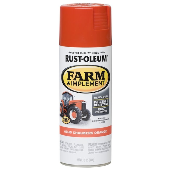 Krud Kutter Rust-Oleum Specialty Indoor and Outdoor Gloss Allis Chalmers Orange Farm & Implement 12 oz 280135 - main